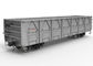 Capacité de charge à couvercle serti de 61 tonnes de chariot de cargaison de rail de mesure standard