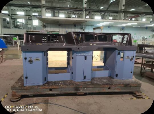 Export model electric locomotive driver's cab control panel
